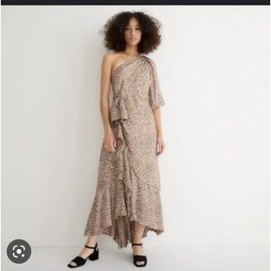 NWT J Crew one sleeve dress